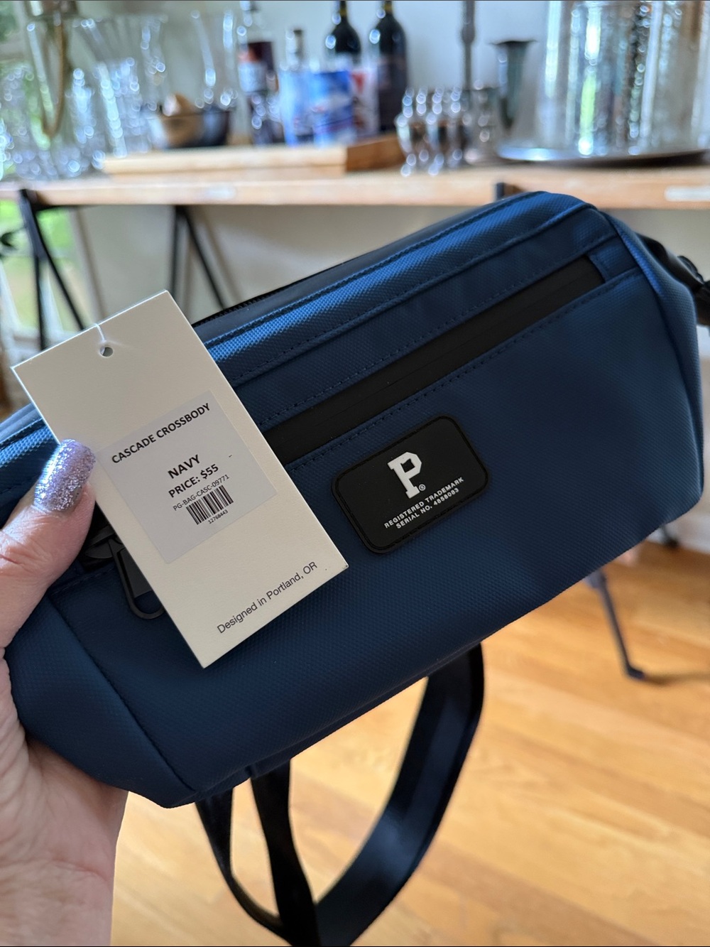 Cascade Crossbody Bag - Navy